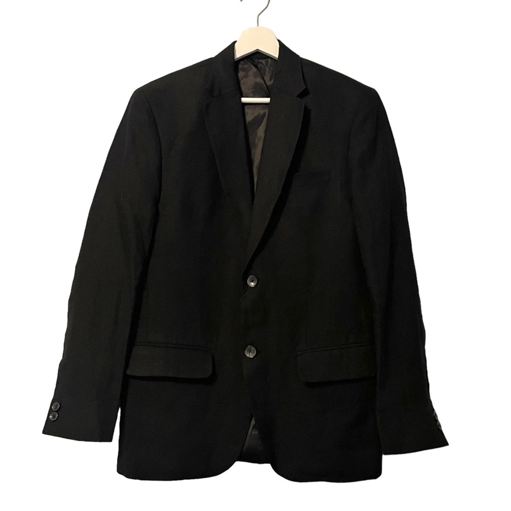 Studiosuits Linen Blazer Lined Black Men’s Size Medium Pockets New